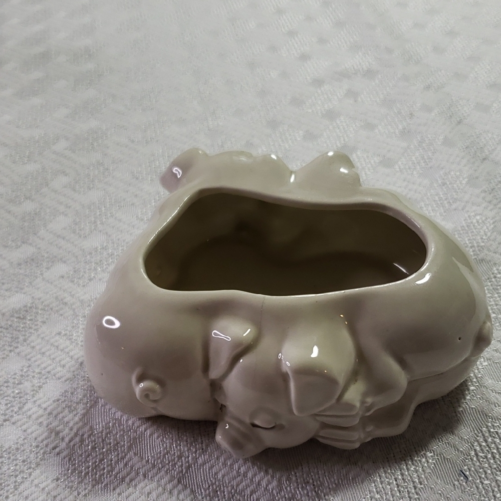 Fitz & Floyd Pig Trinket Box Bottom